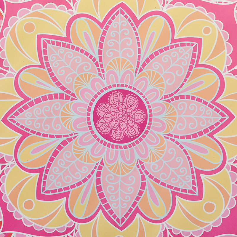 Коврик для йоги круглый с чехлом (замша + каучук) 0.3 см, d=150 см FI-6218-1-C (5730)