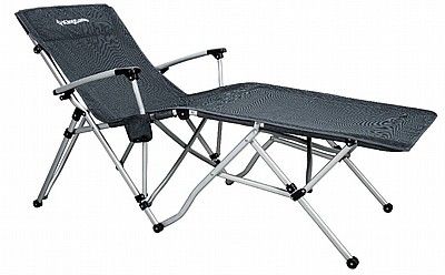 Pat pliabil pentru odihna si turism KC3847 BLACK STRIPE (1009)