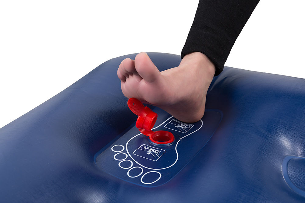 Кровать надувная KingCamp Twin Pumpair KM3606 blue/beige (991)