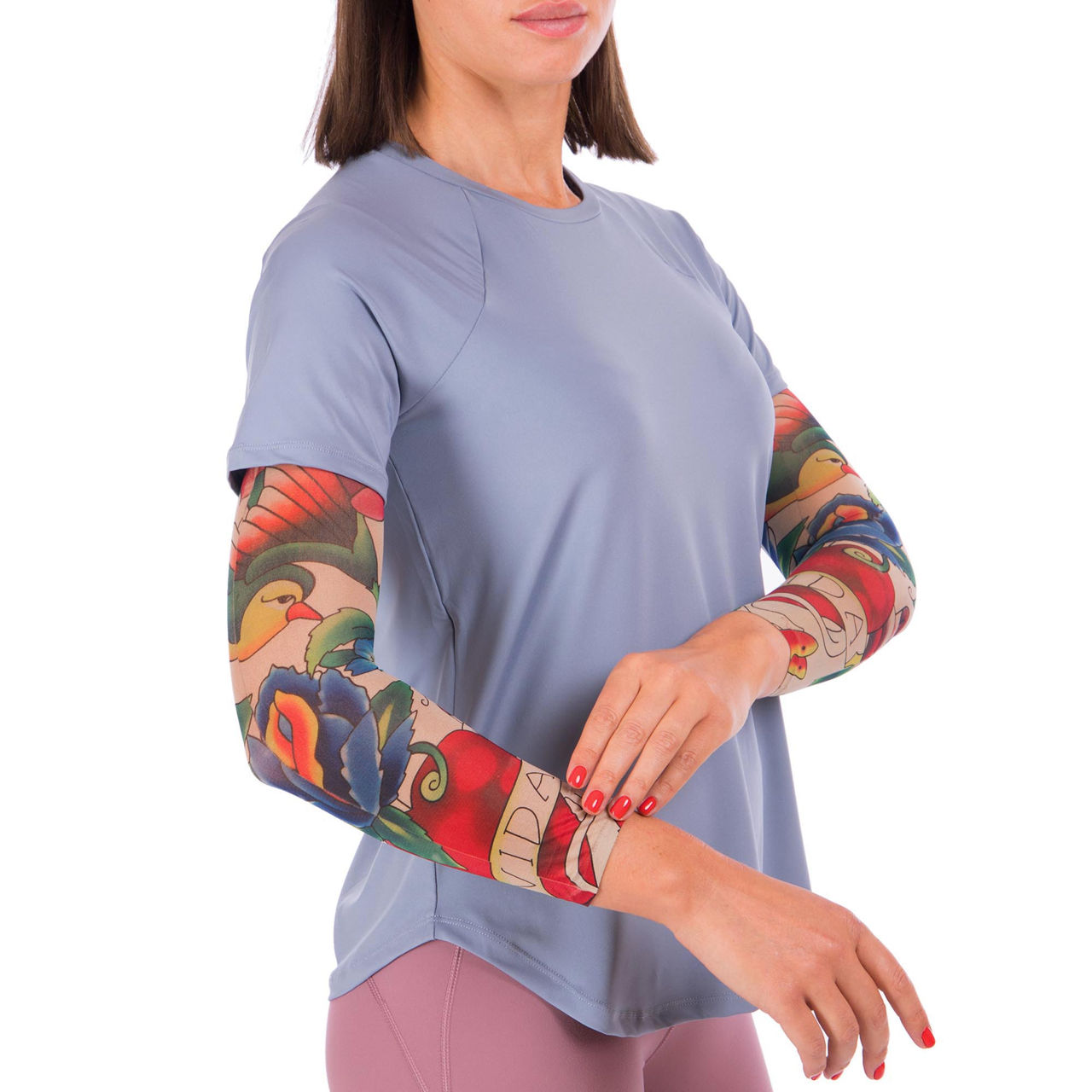 Нарукавники-тату компрессионные (2 шт.) MS-0286 (9142)