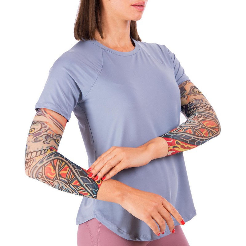 Нарукавники-тату компрессионные (2 шт.) MS-0286 (9142)