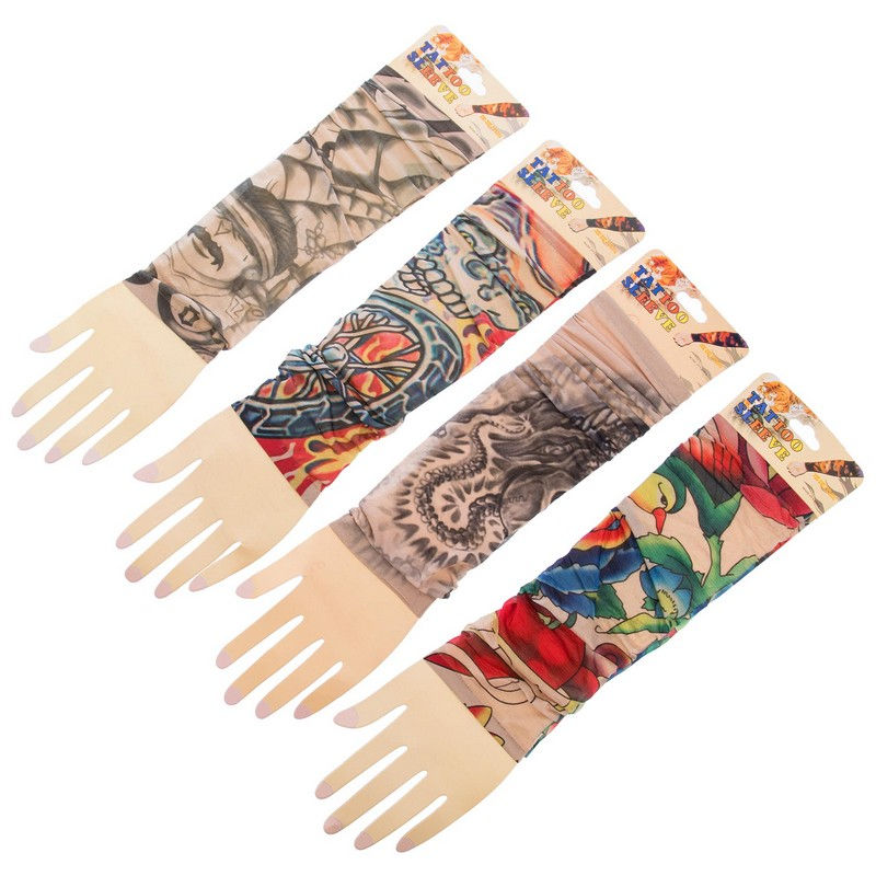 Нарукавники-тату компрессионные (2 шт.) MS-0286 (9142)