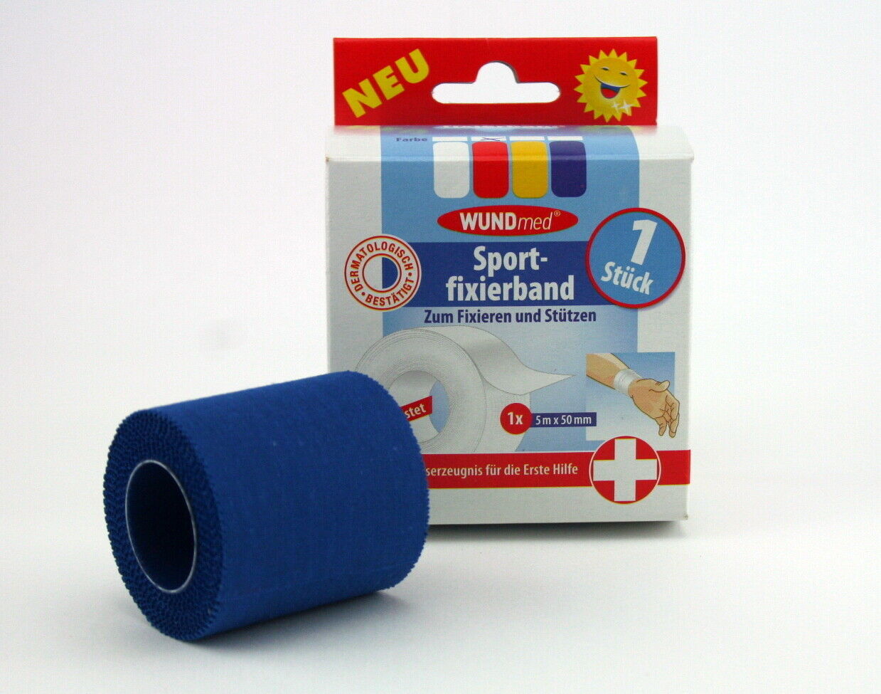 Bandaj fixare sport 5 m х 5 cm 04-025 WUNDmed (3762)