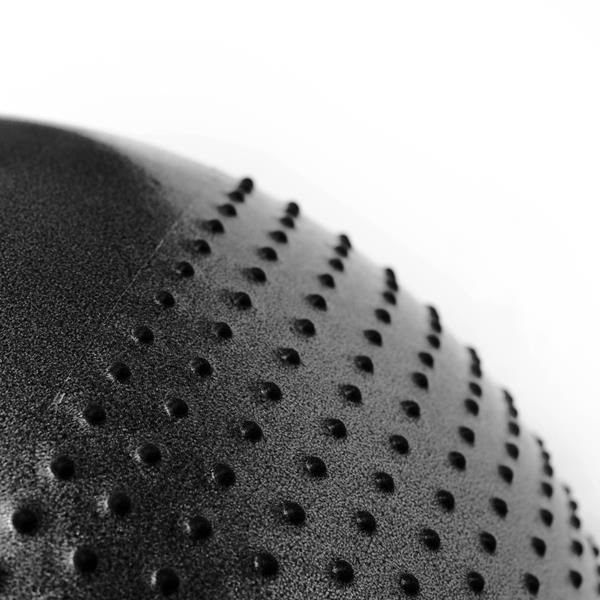 Мяч гимнастический массажный с насосом / Фитбол (макс. 250 кг) d=75 см HMS YB03 17-42-134 black (5634)