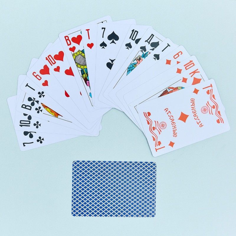Игральные карты пластиковые (36 шт., 0.4 мм) 9818-777 (3833)