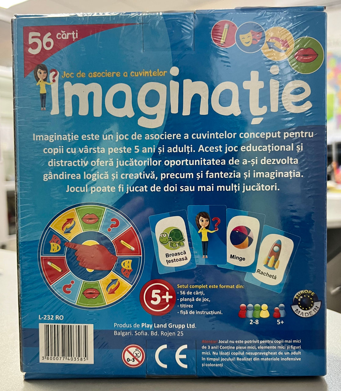 Настольная игра "Imaginatie. Joc de asociere a cuvintelor" (RO) 49757 (8076)