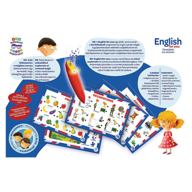 Обучающая игра "English for you + Magic Pen" (RO) 49882 (9120)