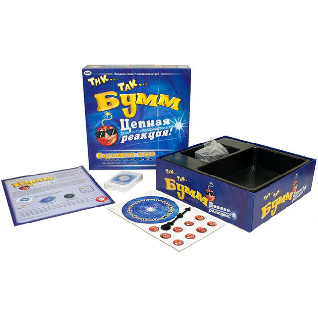 Joc educativ de masa "TiK... TaK... Bumm!" (RU) 43183 (9300)
