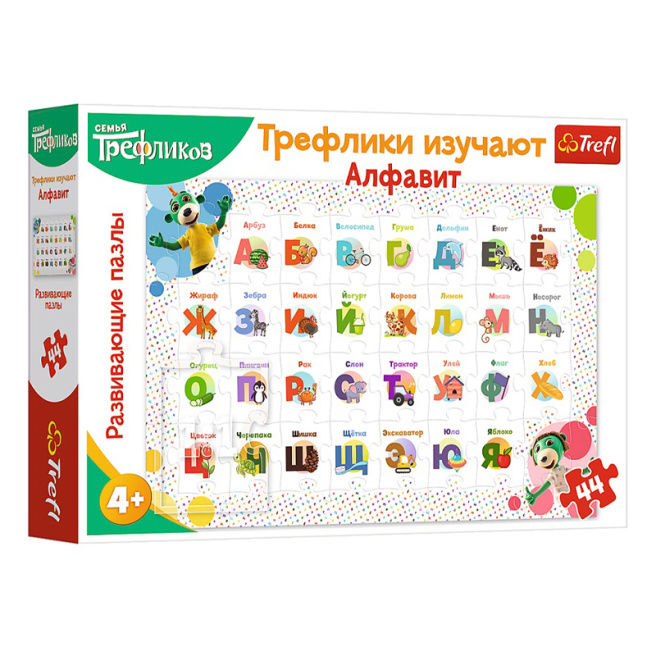 Joc educativ-puzzle "Invata alfabetul" (RU) 46891 (9121)