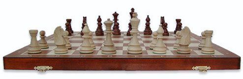 Шахматы DAX 48 x 48 x 2.5 cm Tournament N5 / 2 kg, king 9 cm (6104)