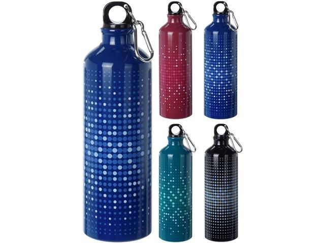 Спортивная бутылка металлическая с карабином 750 мл 40295 (7007)