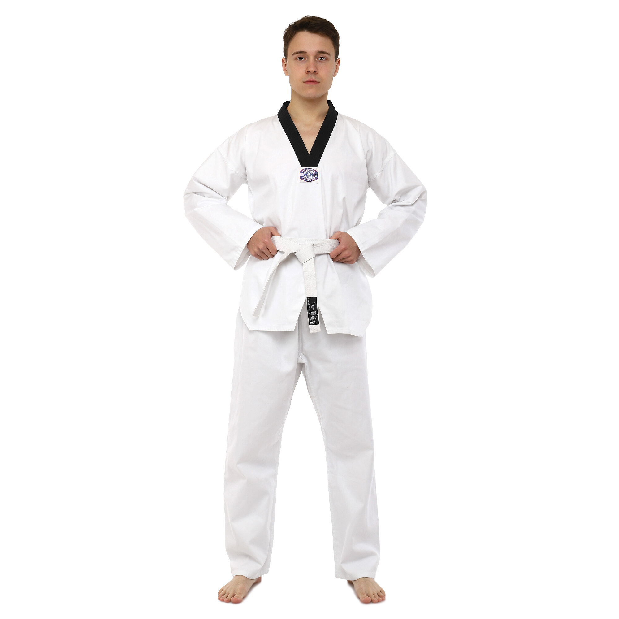 Кимоно для карате / тхэквондо хлопковое р.140 см, 240 г/м2 MA-0016 / MA-0018 / BO-1643 (9412)