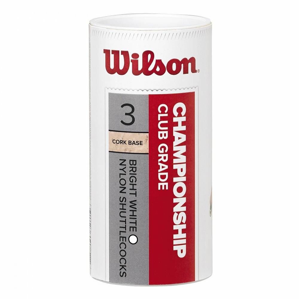 Fluturas badminton (3 buc.) Wilson Championship 3 WH77 WRT6040WH77 (3569)