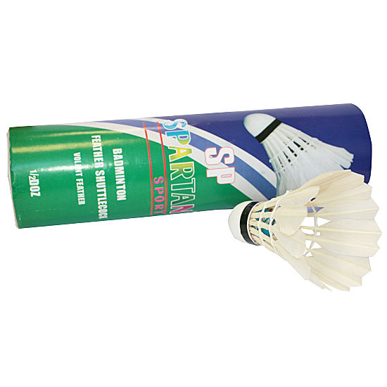 Воланы для бадминтона перьевые (6 шт.) Spartan S2089 (8616)