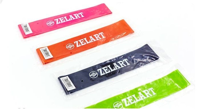 Эспандер 60x5x0.9 см M (13.5-15.8 кг) orange (488)