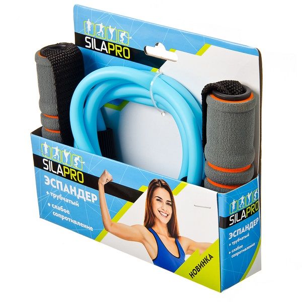 Эспандер трубчатый с ручками 110х10х8 см 197-040 (2626)