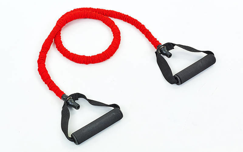 Эспандер с ручками 120 см red (569)