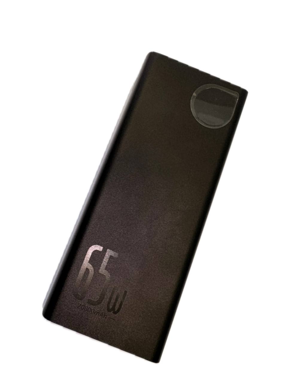 Baseus Power Bank Adaman 20000mAh QC 65W, Black