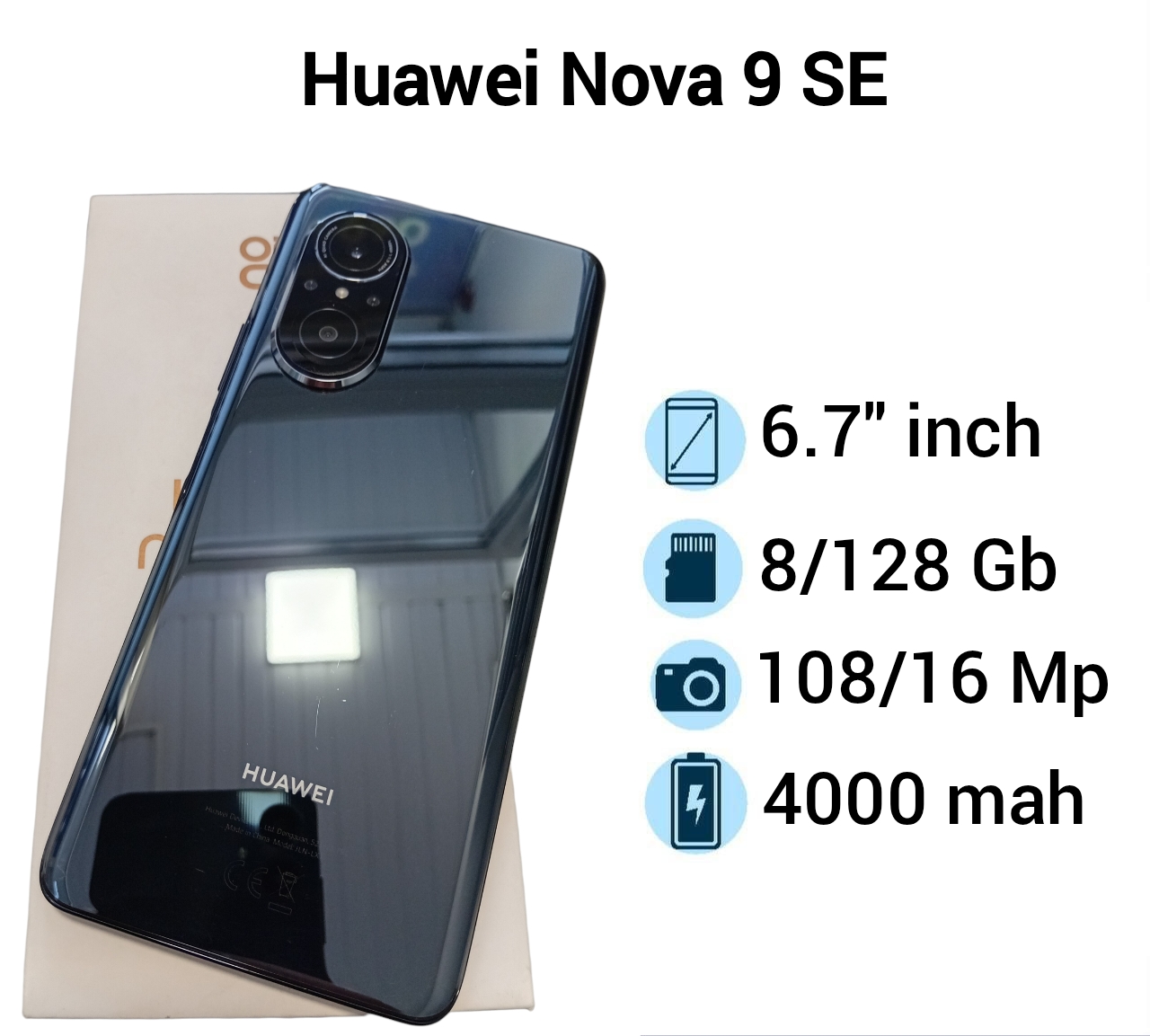 Huawei Nova 9 SE 8/128GB Midnight Black