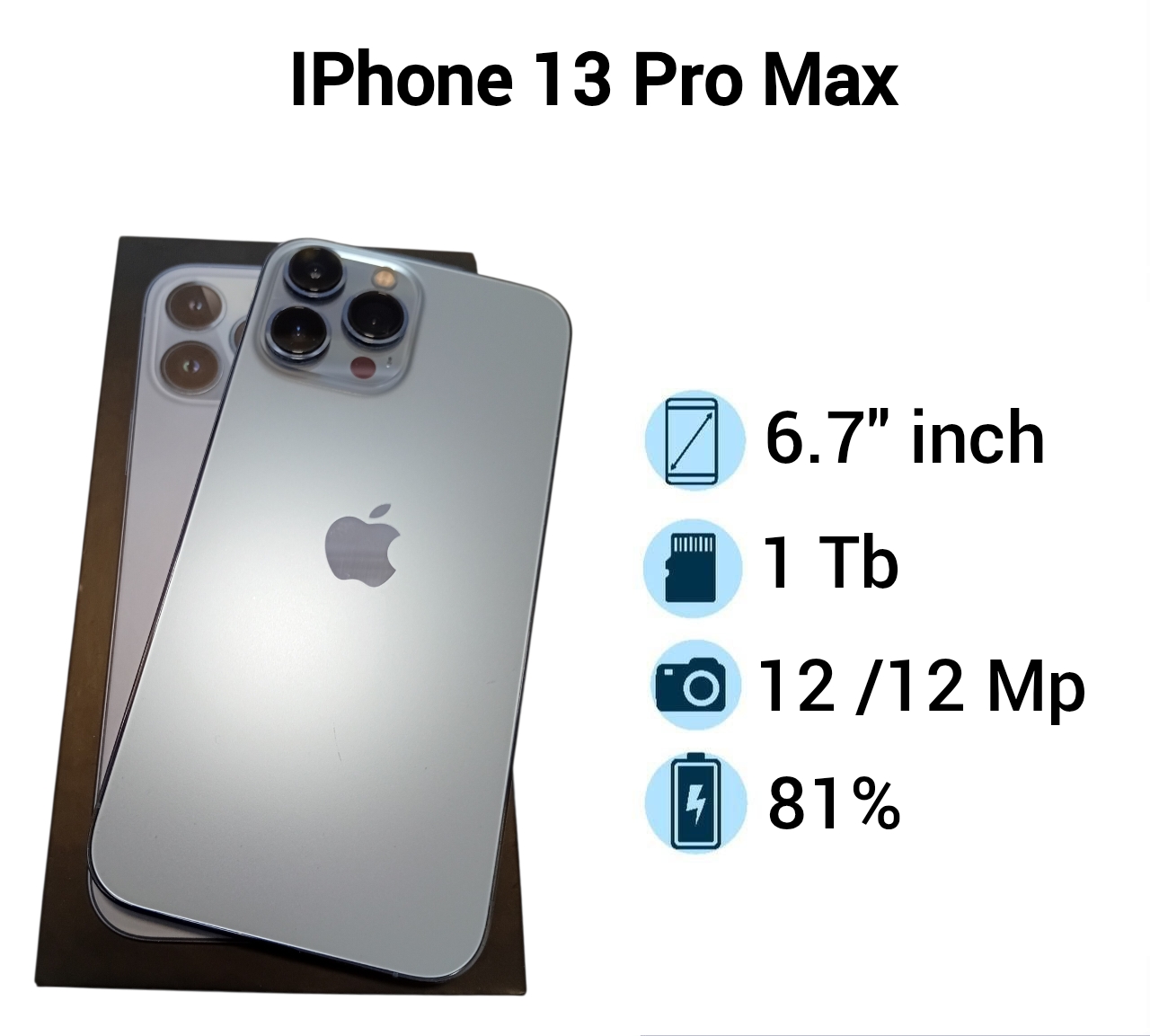 Apple iPhone 13 Pro Max 6 GB/ 1 TB/