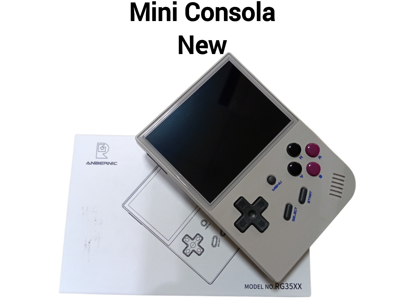 Anbernic RG35XX Portable Retro Game Console 3.5 Inch IPS Screen, Linux System, 64GB