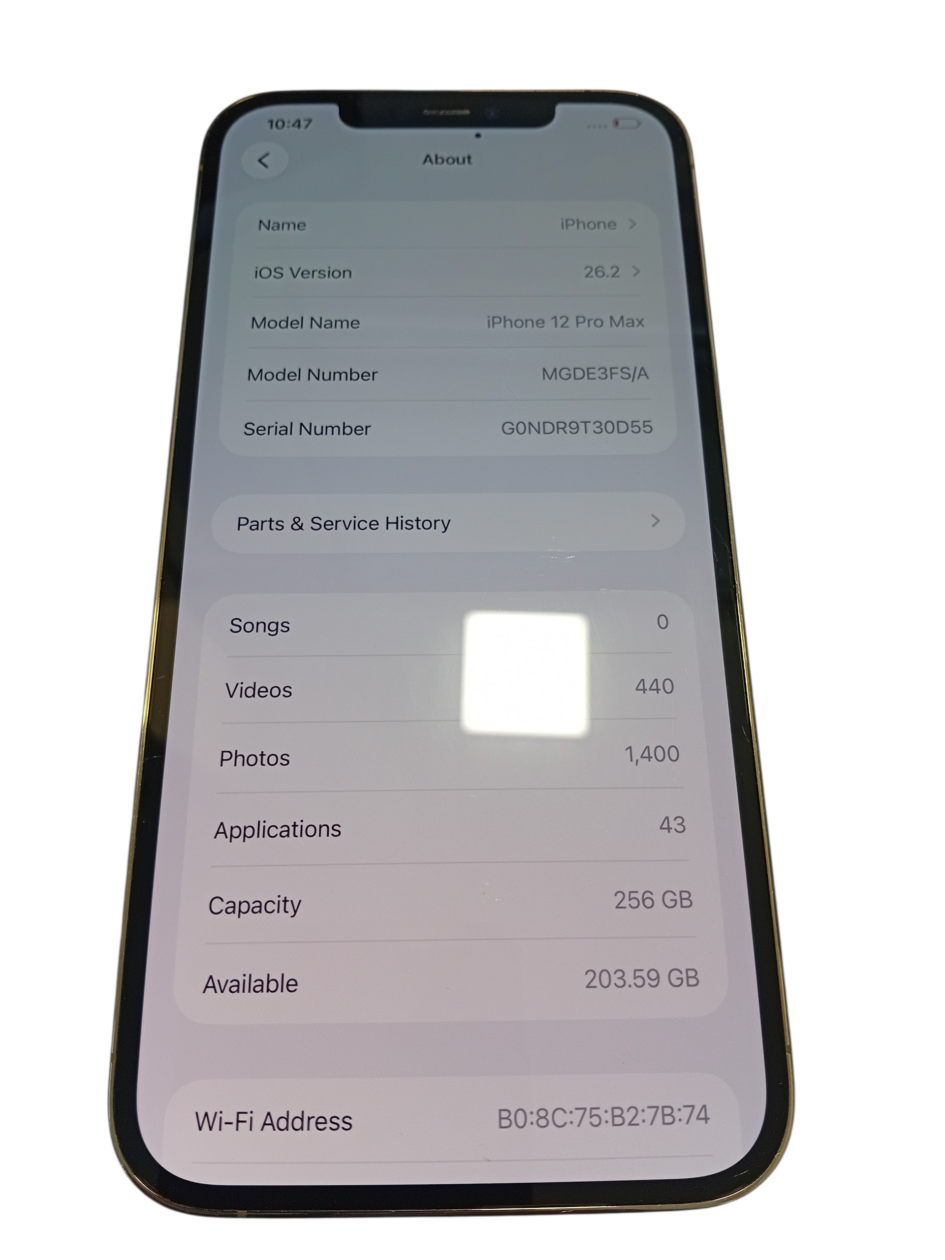 iPhone12 Pro Max 6GB/256GB