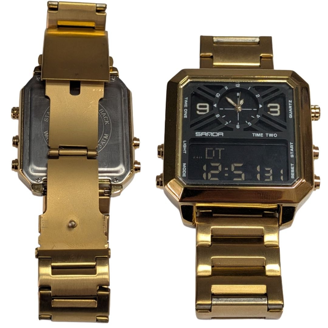 SANDA 6265 Аналогово-цифровые мужские часы