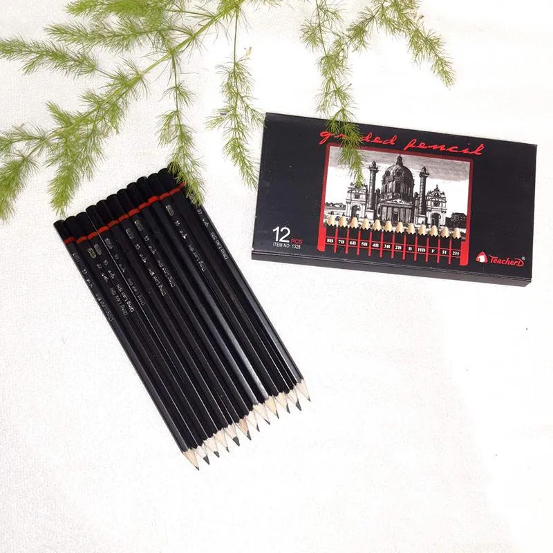 Set Creioane simple 12 buc