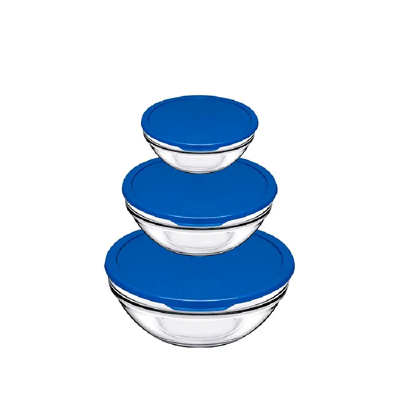 Set 3 caserole sticla Chef's (1700 ml / 1135 ml / 595 ml)