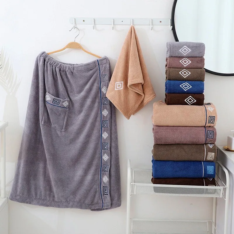 Set prosop cu caciulita de baie (35x75/75x155)