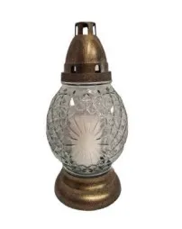 Candela sticla 24 cm  x 70 g