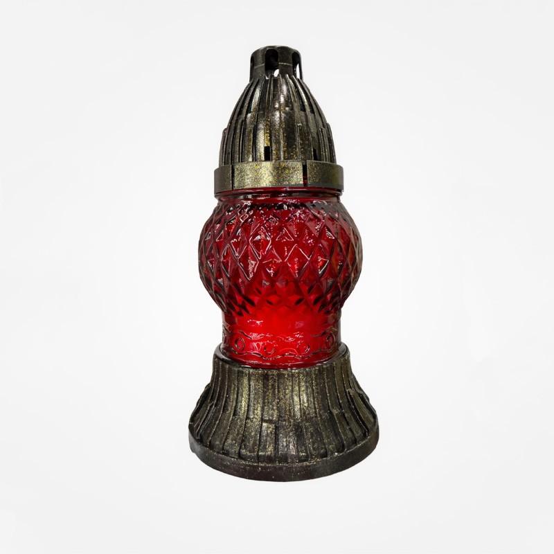 Candela sticla 19.5 cm x 40 g x 13 ore