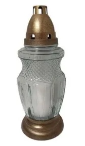 Candela sticla 29 cm x 160 g x 30 ore