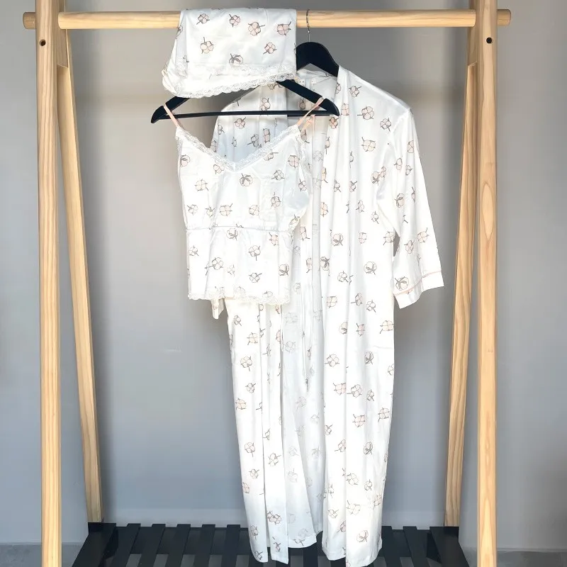 Set Dame (halat cu pijama) (S-2XL)