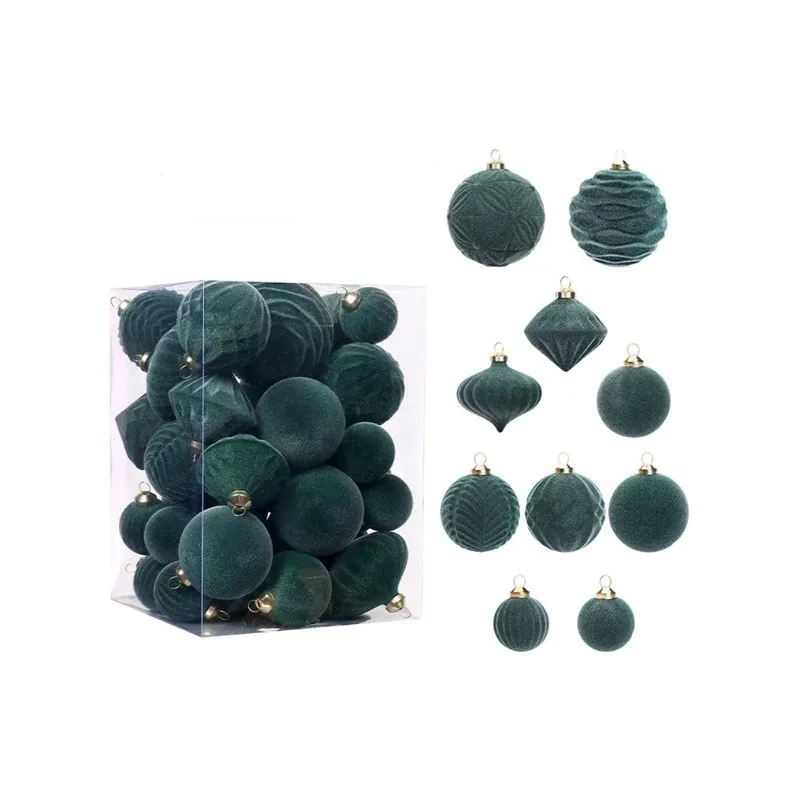 Набор из 35 елочных шаров