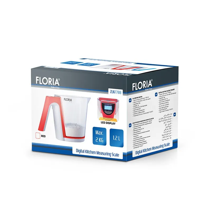 Cantar de bucatarie digital cu cana 2 kg