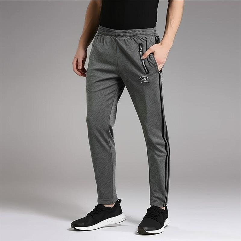 Pantaloni sport Barbati (2XL-5XL) (negru,sur)