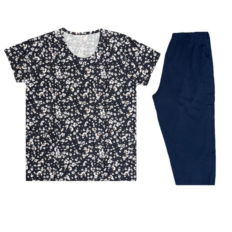 Set Dame tricou cu pantaloni 3 sferturi mix (50-60)