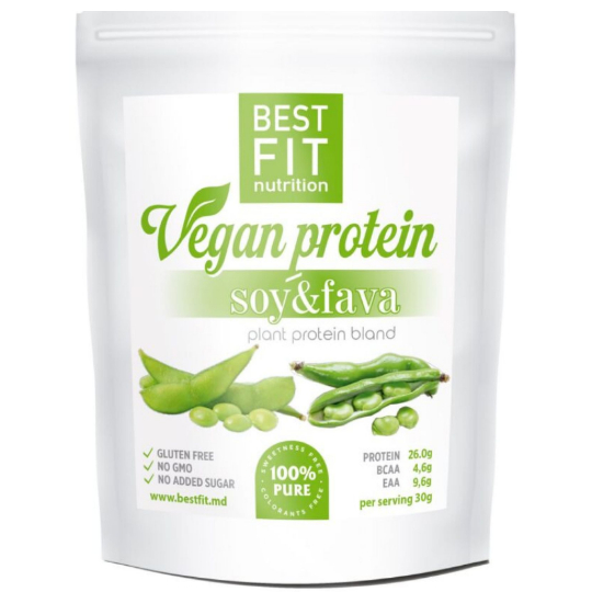 Веганский протеин Soy&Fava 480гр