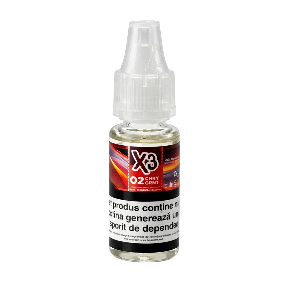 X3 E-Liquid 10 ml. Cherry Pomegranate #2