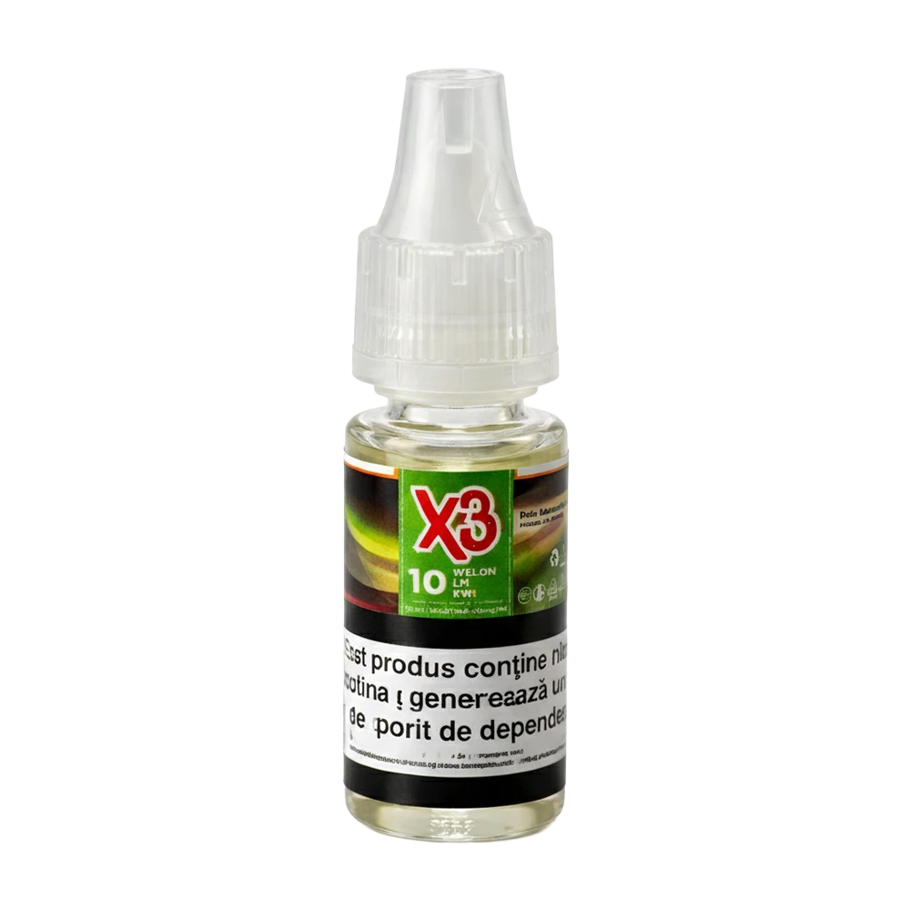 X3 E-Liquid 10 ml. Watermelon Lime Kiwi #10