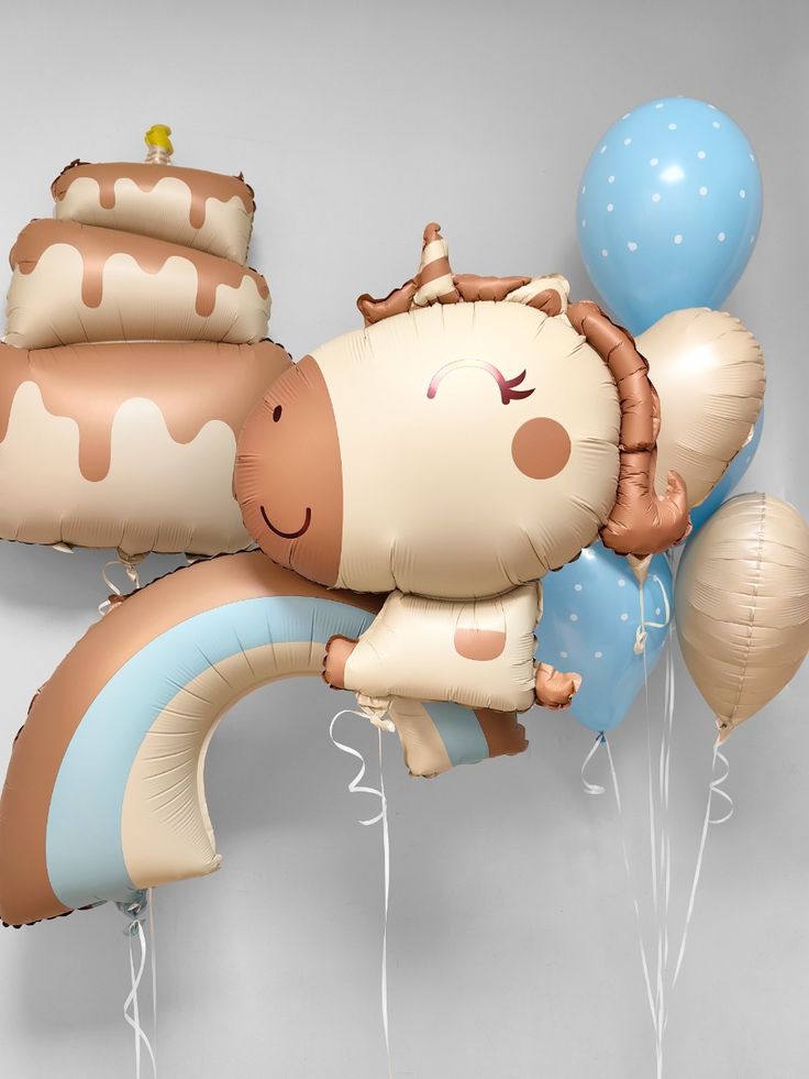 Figurina Unicorn Bej