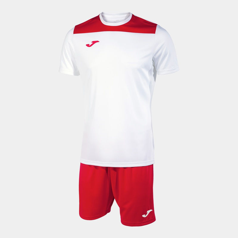 Forma fotbal (maiou + pantaloni scurti) M Joma Phoenix II white / red (11630)
