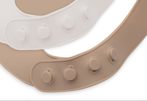 Baveta Silicon Elephant Tales 2 buc, Jollein