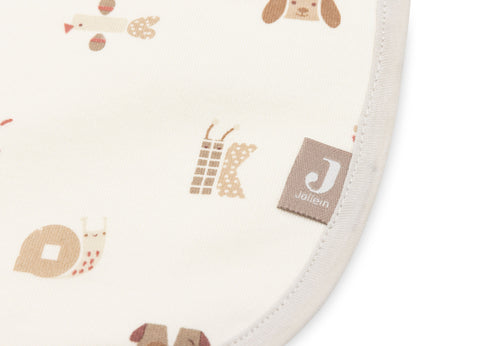 Baveta Jersey Impermeabila Animal Friends (5 buc), Jollein