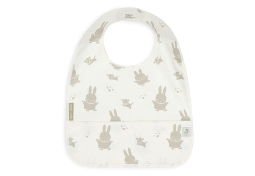 Baveta impermeabila Miffy&Snuffy Nougat (2 buc) Jollein