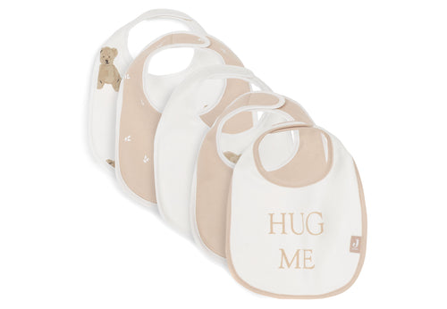 Baveta Jersey impermeabila Teddy Bear/Harvest (5 buc) Jollein