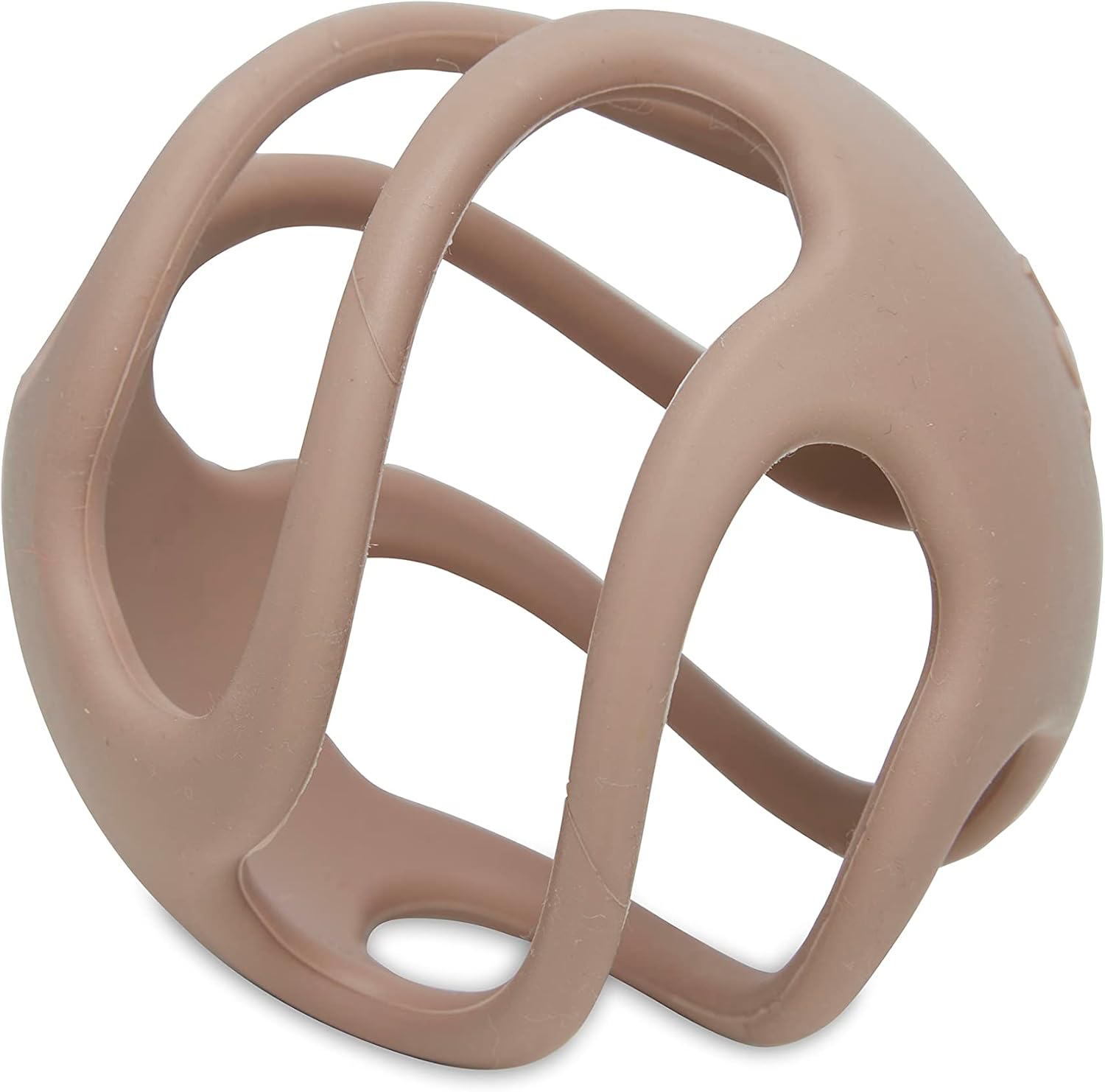 Jucarie pentru dentite din silicon, Minge Ø 9,5cm Biscuit, Jollein