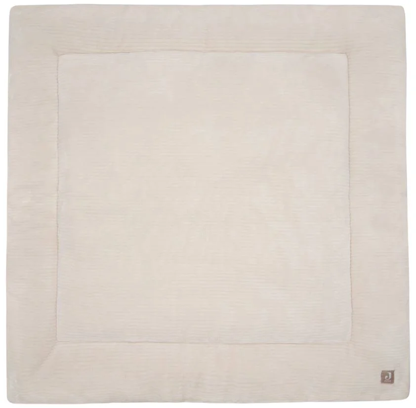 Salteluta de joaca Jollein 100x100cm Cloudy Rib Oatmeal