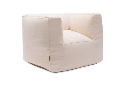 Fotoliu pentru bebelusi tip Beanbag Twill Natural, Jollein